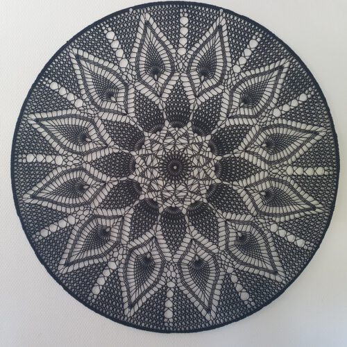 Delfts blauw wandkleed